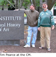 Daniel Graf, Kevin Cummings and Curator of Mollusks Tim Pearce at the CM