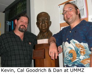 Kevin Cummings, Cal Goodrich and Daniel Graf at UMMZ.