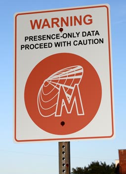 WARNING presence-only data proceed with caution