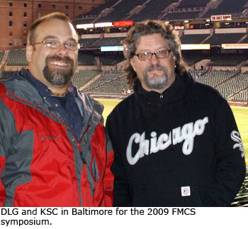 Daniel Graf and Kevin Cummings in Baltimore for the 2009 FMCS symposium.