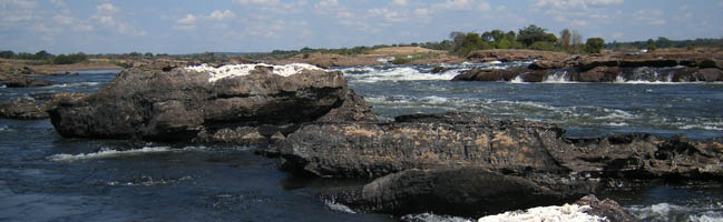 The Luapula River near Mambalima Falls.